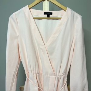 Faux-Wrap Top in Crepe from JCrew - Size 8